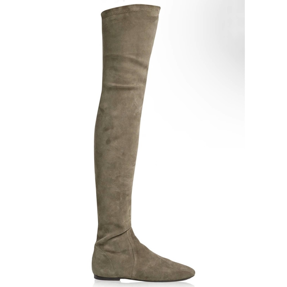 Isabel Marant Etoile Brenna Stretch Suede Over the Knee Boots Women Size 9/EU39 - Picture 6 of 16